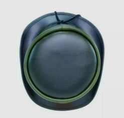 El Dorado Green Leather Top Hat With simple Band Voodoo Hatter, TH123