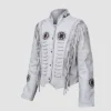 Women Western Cowgirl Grey Suede Jacket | WSJ102