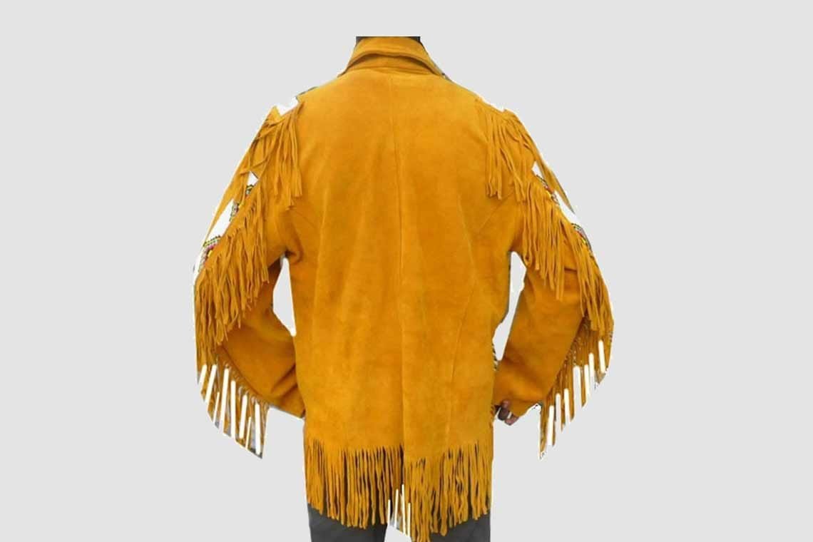 Cowboys Jackets For Men Mens Western Fringe Jacket - Image 3