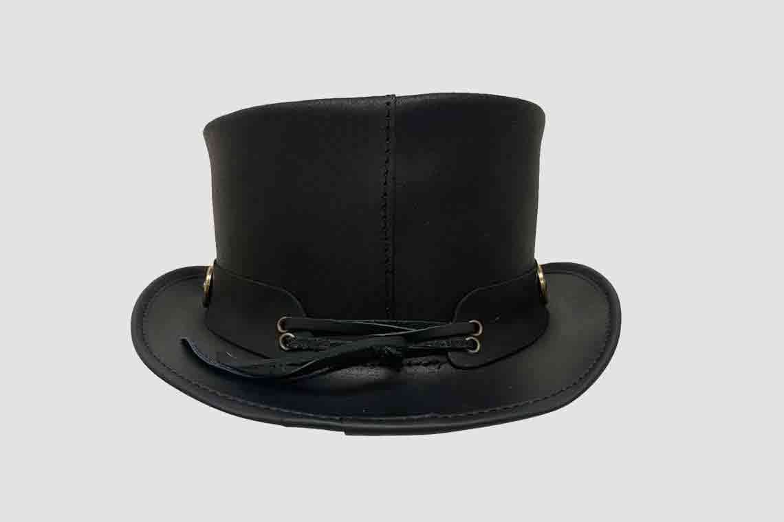 El Dorado Leather Top Hat | Concho Band | BLH10 - Image 2