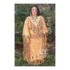 Fringes Suede Wedding Maxi - Native American Style - WSM4A