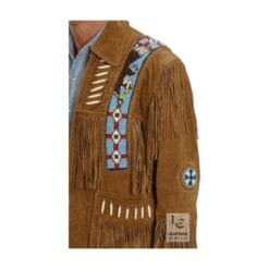 Legendary Cowboy Eagle Beaded Jacket MEBLJ1