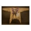 Men's Prairie Blossom Beaded Suede Frontier Shirt with embroidered floral chest panel and geometric beadwork