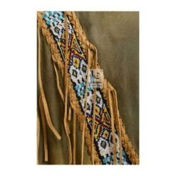 Native American shirt- Sioux-Inspired Beaded Suede War Shirt SWS2