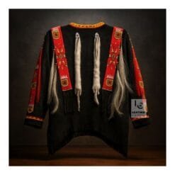 Sioux Western Native American Indian Suede Shirt With Beads Fringes SWS7