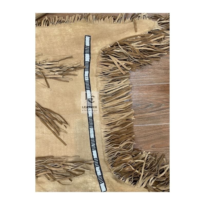 Sioux War Shirt Beaded Suede Native American Indian SWS40 (3)