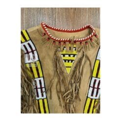 Sioux War Shirt Beaded Suede Native American Indian SWS40 (4)