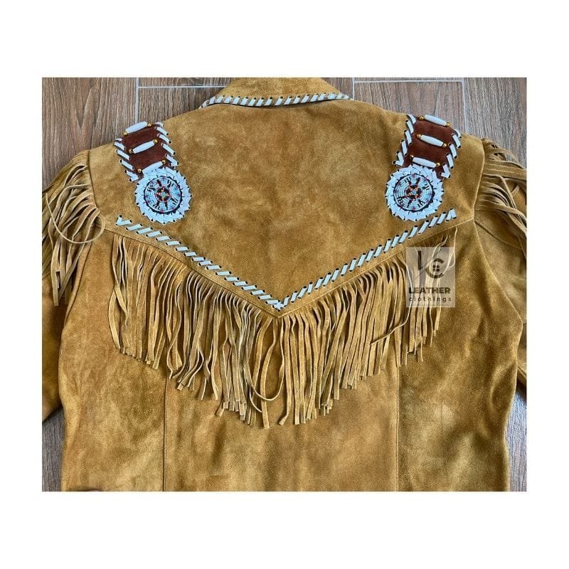 Men Native American Fringes Jacket - MSWJ24
