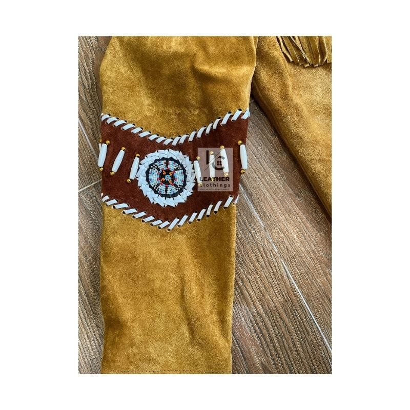 Men Native American Fringes Jacket - MSWJ24