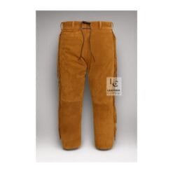 Woman's Brown Pant Native Indian Suede Leather Fringes Pant WSP15