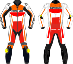 Professional MotoGP-Style Leather Racing Suit