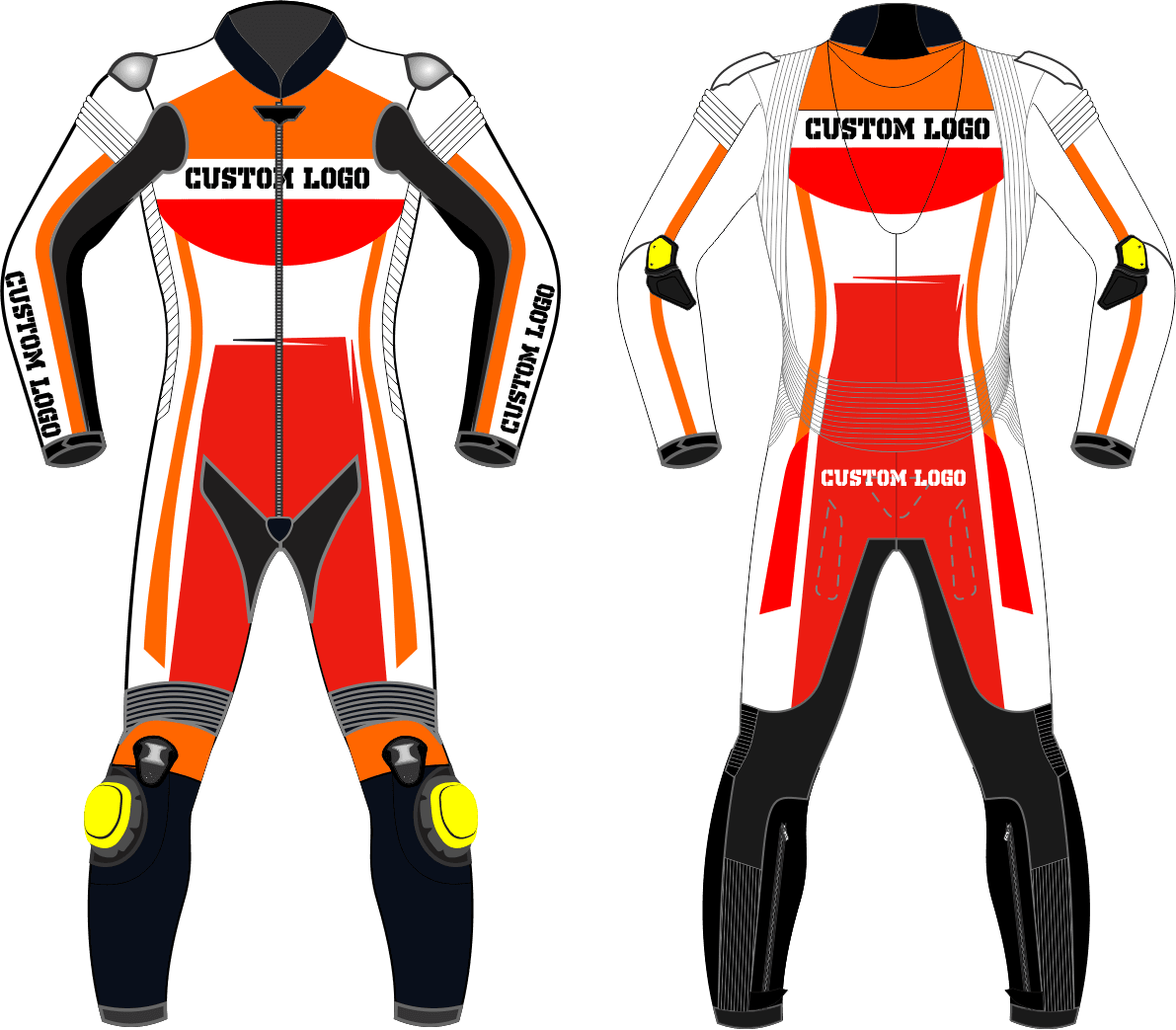 Professional MotoGP-Style Leather Racing Suit