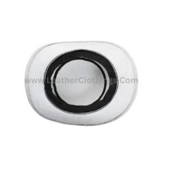 El Dorado White Leather Top Hat With Simple Band | TH121B
