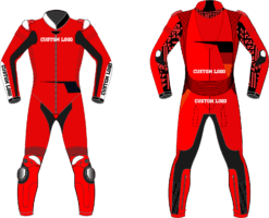 Custom Made MotoGP-Style Leather Race Suit MGS7