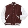 Brown Wool Varsity Jacket - Vintage Varsity Jacket