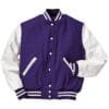 Purple Wool Varsity Jacket Letterman Jacket