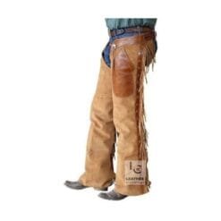 Rodeo Brown Suede Chaps - MSCH2B