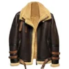 Men's B3 Bomber Aviator Jacket - Real Sheepskin Jacket