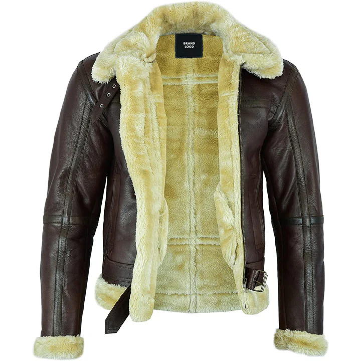 Men's Bomber Jacket - Aviator and Flight Jacket | MSJ14 - Image 4