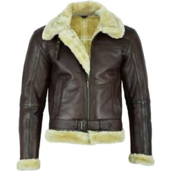 Men's Bomber Jacket - Aviator and Flight Jacket - Leather Jacket