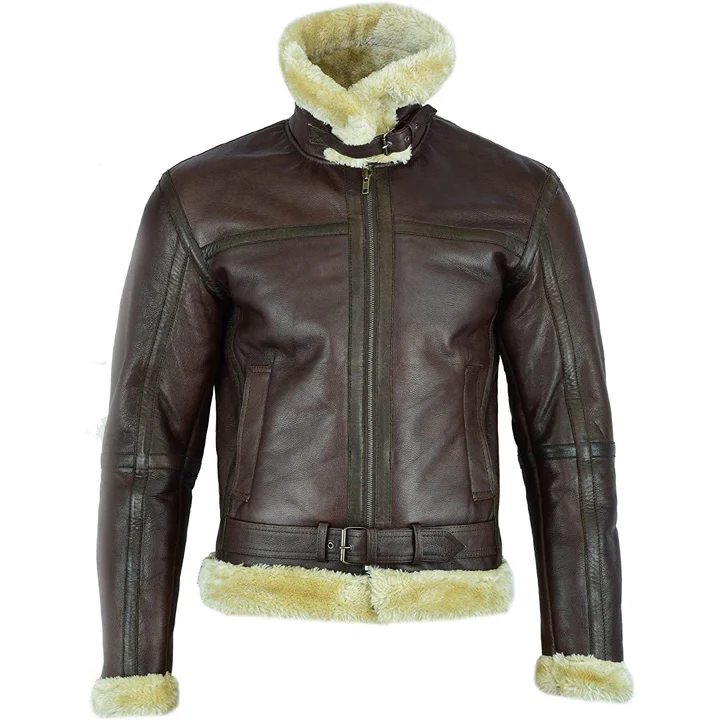 Men's Bomber Jacket - Aviator and Flight Jacket | MSJ14 - Image 3