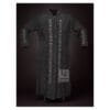 womens black suede fringe coat