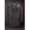 Black Fringe Suede Dress Womens - Handmade Western Boho Cowgirl Festival Outfit
