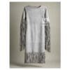 Traditional Women's Suede Fringe Dress