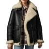 Stylish Shearling Jacket For Women - Aviator Flying Jacket