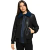 Women's Bomber Shearling Jacket