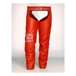 Red Leather Chaps For Women