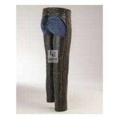 Women’s Brown Distressed Leather Chaps