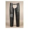 Women's Genuine Leather Black Riding Chaps