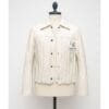 Women’s White Leather Fringe Western Jacket