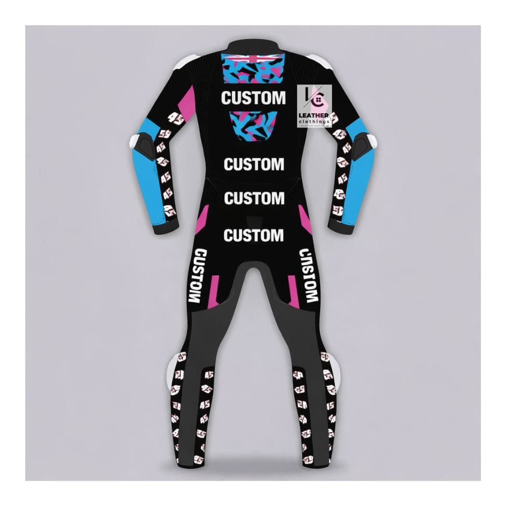 Custom Made MotoGP-Style Leather Race Suit MGS12 Back