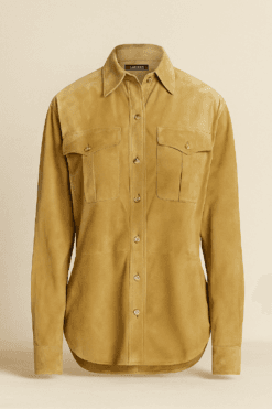 goat suede shirt for women