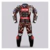 One-Piece Motorcycle Leather Racing Suit Front Side