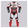 Fully Custom Leather Motorcycle Race Suit Front Side