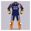 One-Piece Motorcycle Leather Race Suit Front Side