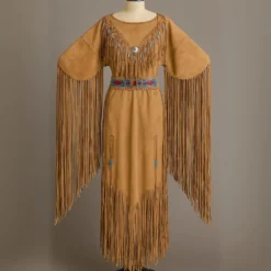 Western Maxi Dress Womens – Handmade Fringe Cowgirl Outfit
