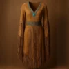 Women's Powwow Regalia Dress | Native Style Fringe Dress