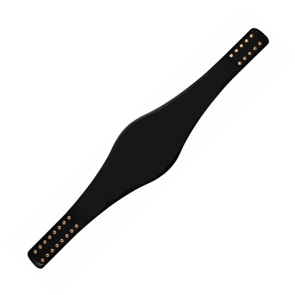 Compatible Championship Spinner Replica Title Belt genuine leather strap in black.