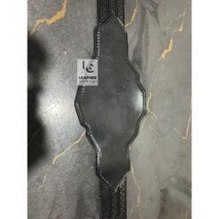 Compatible WWE NXT Championship title belt genuine leather replacement strap front center view