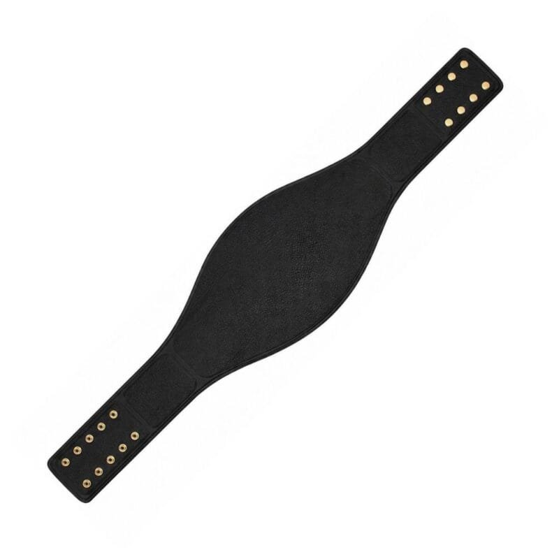 Compatible AAA Mega Championship Replica Title Belt genuine leather replacement strap in black.