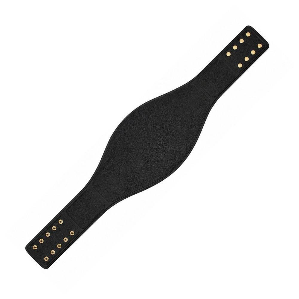 Compatible AAA Mega Championship Replica Title Belt genuine leather replacement strap in black.