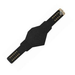 Compatible United States Championship Replica Title Belt genuine leather replacement strap in black.